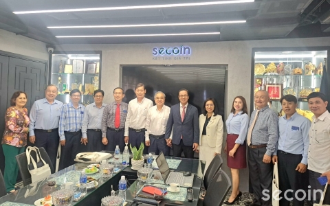 Hiệp hội Doanh nghiệp TP. HCM (HUBA) và Tạp chí Doanh nhân Sài Gòn thăm và chúc Tết Secoin